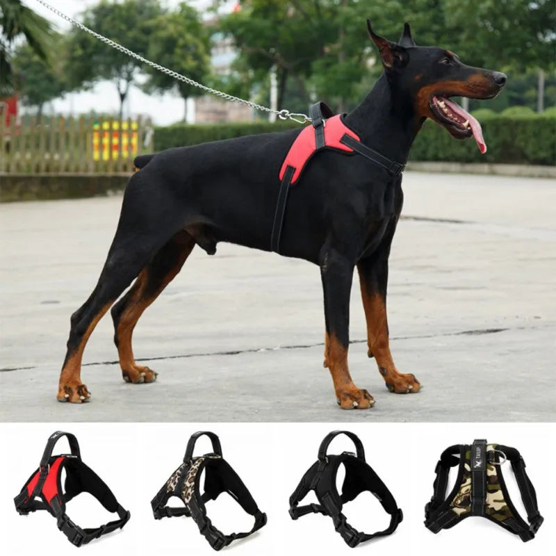 Adjustable dog harness collars